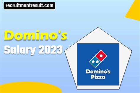 With more online. . Dominos salary